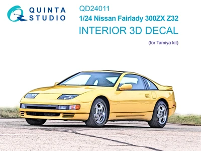 QD24011  декали 3D Декаль интерьера кабины  Nissan Fairlady 300ZX Z32 (Tamiya)  (1:24) 2000002145967