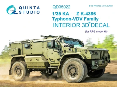 QD35022  декали  3D Декаль интерьера кабины К-4386 Тайфун-ВДВ (RPG-model)  (1:35) 2000000223612