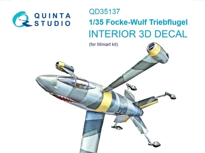 QD35137  декали  3D Декаль интерьера для FW Triebflugel (Miniart)  (1:35) 2000002183853