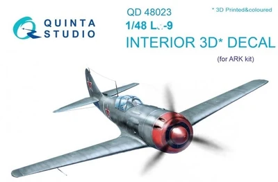 QD48023  декали  3D Декаль интерьера кабины L@-9 (ARK)  (1:48) 2000000195001