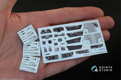 QD48051  декали  3D Декаль интерьера кабины F/A-18F late / EA-18G (Hasegawa)  (1:48) 2000000195018