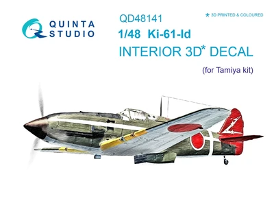 QD48141  декали  3D Декаль интерьера кабины Ki-61-Id (Tamiya)  (1:48) 2000002052944