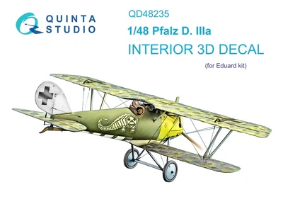 QD48235  декали  3D Декаль интерьера кабины Pfalz D.IIIa (Eduard)  (1:48) 2000002202240