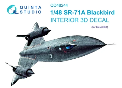 QD48244  декали  3D Декаль интерьера кабины SR-71A (Revell)  (1:48) 2000002123989