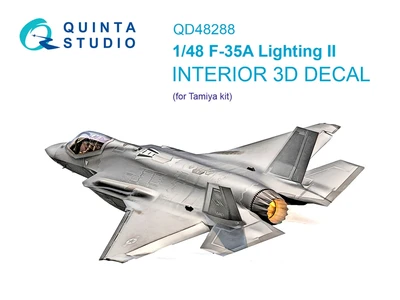 QD48288  декали 3D Декаль интерьера кабины  F-35A (Tamiya)  (1:48) 2000002145745