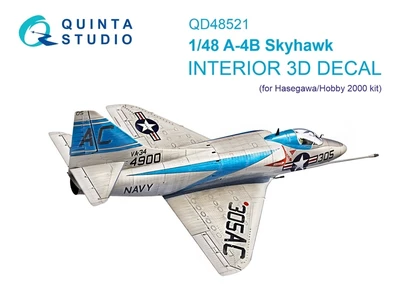 QD48521  декали  3D Декаль интерьера кабины A-4B (Hesegawa/Hobby2000)  (1:48) 2000002183563