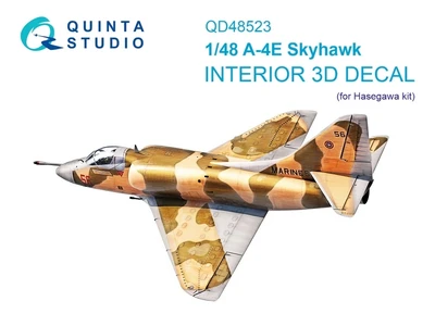 QD48523  декали  3D Декаль интерьера кабины A-4E (Hesegawa/Hobby2000)  (1:48) 2000002183570