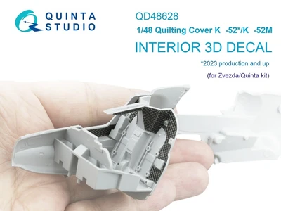 QD48628  декали  Стеганая обивка кабины для K@-52/52М (Звезда/Quinta Models)  (1:48) 2000002202271