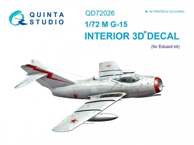 QD72026  декали  3D Декаль интерьера кабины M&G-15 (Eduard)  (1:72) 2000000223049