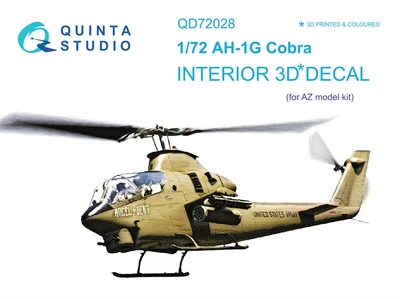 QD72028  декали  3D Декаль интерьера кабины AH-G (AZ models)  (1:72) 2000002139140