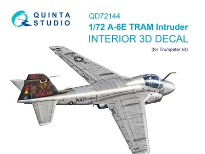 QD72144  декали  3D Декаль интерьера кабины A-6E TRAM Intruder (Trump)  (1:72) 2000002190493