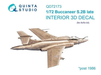 QD72173  декали  3D Декаль интерьера кабины Blackburn Buccanneer S.2B Late (Airfix)  (1:72) 2000002183280
