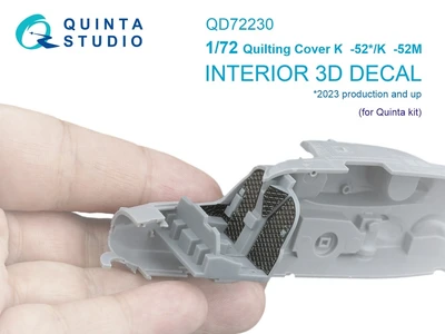 QD72230  декали Стеганая обивка кабины для K@-52/52М для QD+72229 (Dream Model/Quinta Models) (1:72) 2000002201687