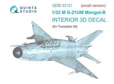 QDS-32121  декали  3D Декаль интерьера кабины M&G-21УМ (Trumpeter) (Малая версия)  (1:32) 2000002092186