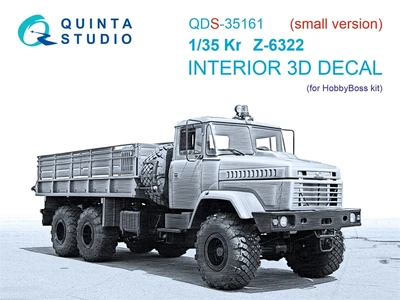 QDS35161  декали  3D Декаль интерьера кабины КрЗ-6322 (HobbyBoss) (малая версия)  (1:35) 2000002207825