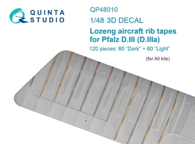 QP48010  декали  Лозенг киперные ленты Pfalz DIII-DIIIa (Для любых моделей) (1:48) 2000002116295