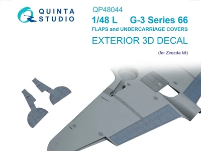 QP48044  декали  Посадочные щитки и щитки шасси для L@GG-3 66 серии (Звезда)  (1:48) 2000002184041