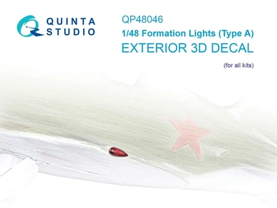 QP48046  декали  Навигационные огни (Тип А) (для всех моделей)  (1:48) 2000002184065