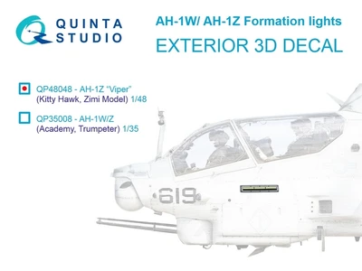 QP48048  декали  Строевые Огни для AH-1W/Z (для всех моделей)  (1:48) 2000002191360