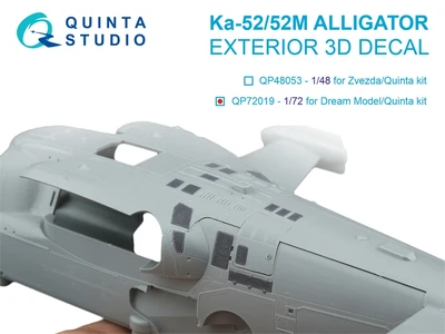 QP72019  декали  Элементы экстерьера для К-52 (Dream Model)  (1:72) 2000002207696
