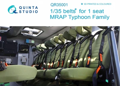 QR35001  декали  Комплект ремней на одно кресло для бронеавтомобилей Тайфун (All kits)  (1:35) 2000000180120