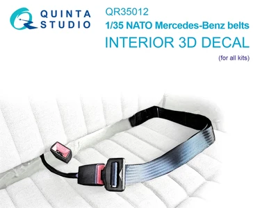 QR35012  декали  Привязные ремни NATO Mercedes-Benz (для всех моделей), 2 шт  (1:35) 2000002151449