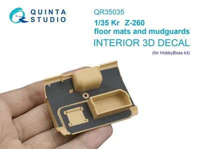QR35035  декали  Коврик напольный и брызговики для модели КР@З-260 (HobbyBoss)  (1:35) 2000002202196