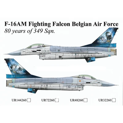 UR48260  декали  F-16AM Fighting Falcon BAF 80 Years 349 Sqn.  (1:48) 2000002140931