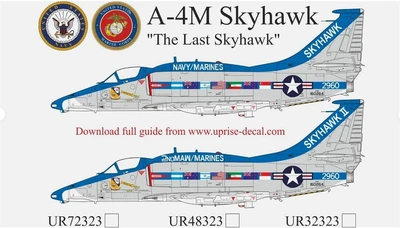 UR48323  декали  A-4M Skyhawk "The Last Skyhawk"  (1:48) 2000002204558