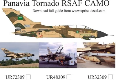 UR72309  декали  Tornado IDS Saudi CAMO with stencils  (1:72) 2000002197973