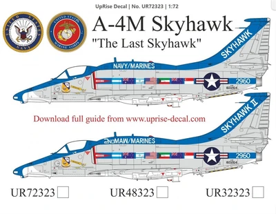 UR72323  декали  A-4M Skyhawk "The Last Skyhawk"  (1:72) 2000002204633