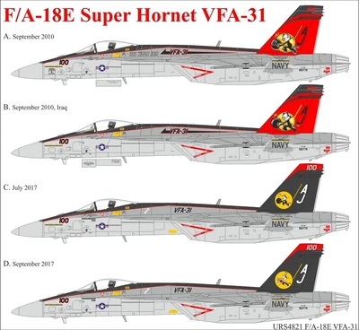 URS4821L  декали  F/A-18E Super Hornet VFA-31  (1:48) 2000002185666