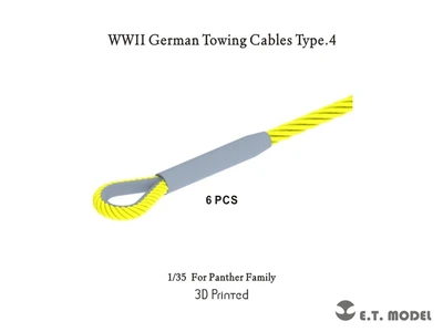 P35-313  дополнения из металла  German WWII Towing Cables Type 4  (1:35) 2000002168263