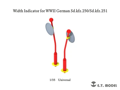 P35-321  дополнения из металла  Width Indicator for German SdKfz.250 and SdKfz.251  (1:35) 2000002168287
