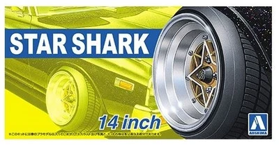 05258  дополнения из пластика  Opony Star Shark 14inch  (1:24) 4905083052587
