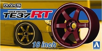 05302  дополнения из пластика  VOLK RACING TE37RT 18inch  (1:24) 2000000105352