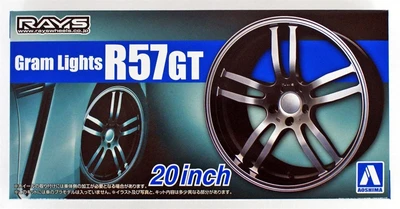 05515  дополнения из пластика  Rays Gram Lights R57GT 20inch  (1:24) 4905083055151