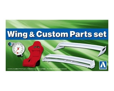 05973  дополнения из пластика  The Tuned Parts Wing & Custom Parts Set  (1:24) 4905083059739