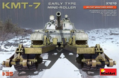 37070  дополнения из пластика  KMT-7 Early Type Mine Roller  (1:35) 2000002065555