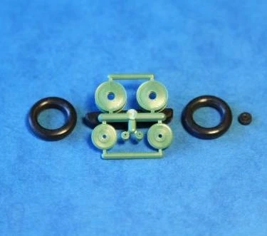 4801  дополнения из пластика  Rubber Wheels. I-16 I-153.  (1:48) 2000000128832