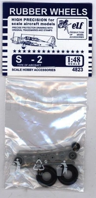 4823  дополнения из пластика  Rubber Wheels Колеса на С-2  (1:48) 2000000128962