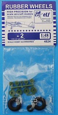 4824  дополнения из пластика  Rubber Wheels. &L-2  (1:48) 2000000128979
