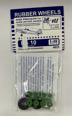 4825  дополнения из пластика  Rubber Wheels. ОКБ Ильюшина &L-10  (1:48) 2000000231914