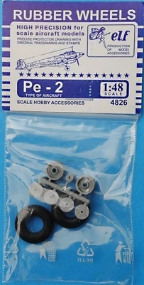 4826  дополнения из пластика  Rubber Wheels. Pe-2  (1:48) 2000000128986