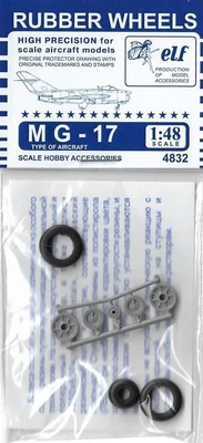 4832  дополнения из пластика  Rubber Wheels. Колеса на M&G-17  (1:48) 2000000190112