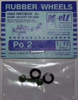 7201  дополнения из пластика  Rubber Wheels. Po-2.  (1:72) 2000000129037