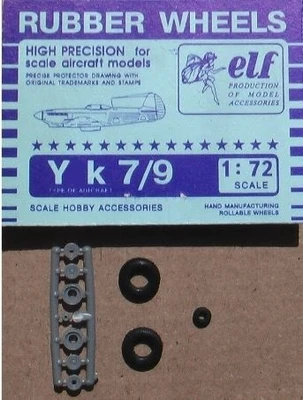 7210  дополнения из пластика  Rubber Wheels Y@k-7/9. L@-5/7  (1:72) 2000002050322