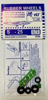 7235  дополнения из пластика  Rubber Wheels. С-25  (1:72) 2000000171951