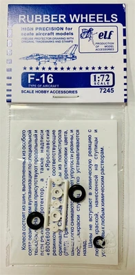 7245  дополнения из пластика  Rubber Wheels. F-16  (1:72) 2000000171982