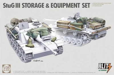 8018  дополнения из пластика  StuG III Storage And Equipment Set  (1:35) 4897051423072